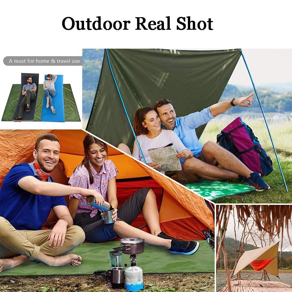 Bâche De Tente Imperméable pour Hamac Extérieur De Voyage De Camping, Bâche Anti-UV D'auvents De Bâche De Hamac De Ripstop, Green