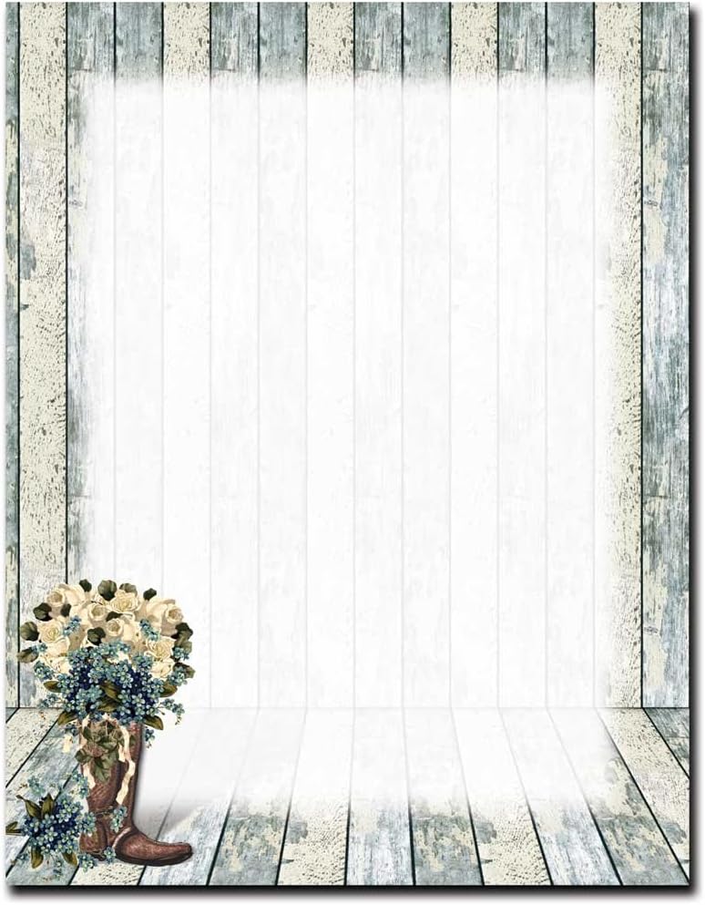 Boot Bouquet Letterhead Laser & Inkjet Printer Paper, 100 Sheets