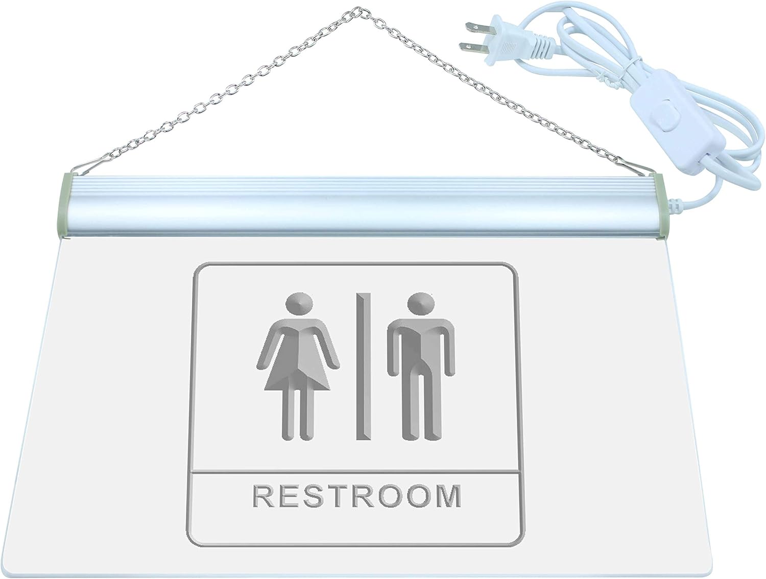 ADVPRO Unisex Men Women Male Female Restroom Toilet Washroom LED Sign Neon Light Sign Display i1029-b(c)