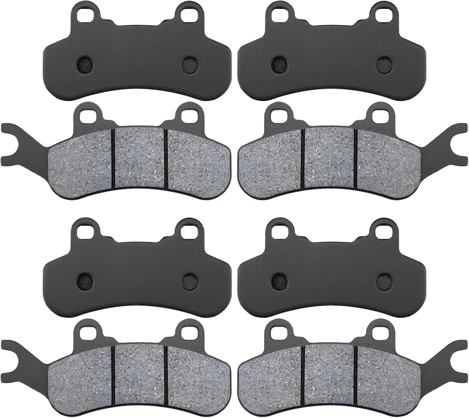 Front and Rear Brake Pads for Can-Am Maverick X3 Max 4x4 XRS DPS STD 2017-2024, Maverick Trail 800 1000 EFI Maverick Sport 1000 MAX 1000R Turbo R HD10 HD8