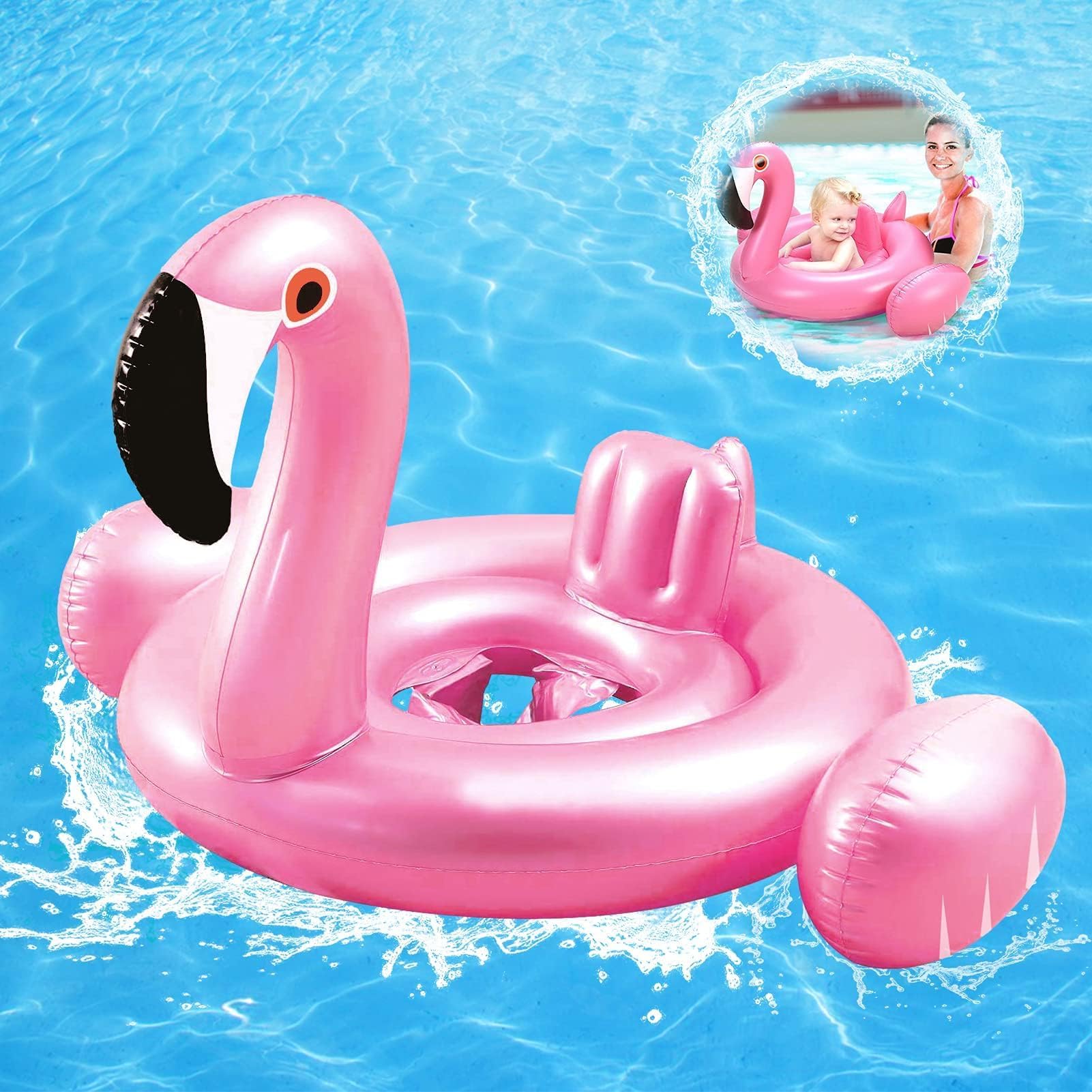 Flotador para Bebé,Anillo de Natación para Bebé,Inflable Anillo de Piscina,Anillo Flotador Bebe,Flotador Inflable para Bebé,Flotador de Piscina para bebés,Anillo de Natación Asient