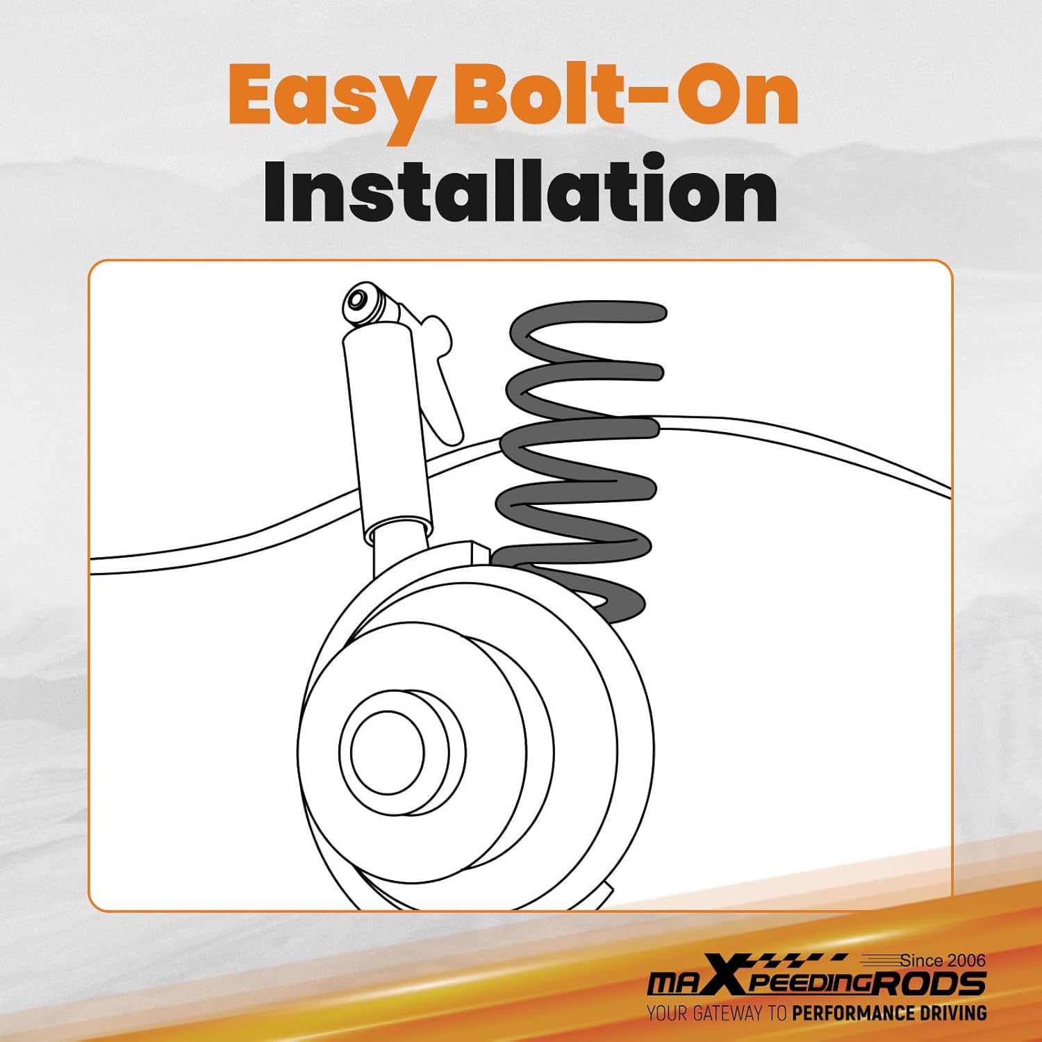 maXpeedingrods 2” Front Lowering Spring for Dodge Ram 1500 2009-2018 V8 2WD, for Ram 1500 Classic 2019-2022 2WD, Drop Coils Kit