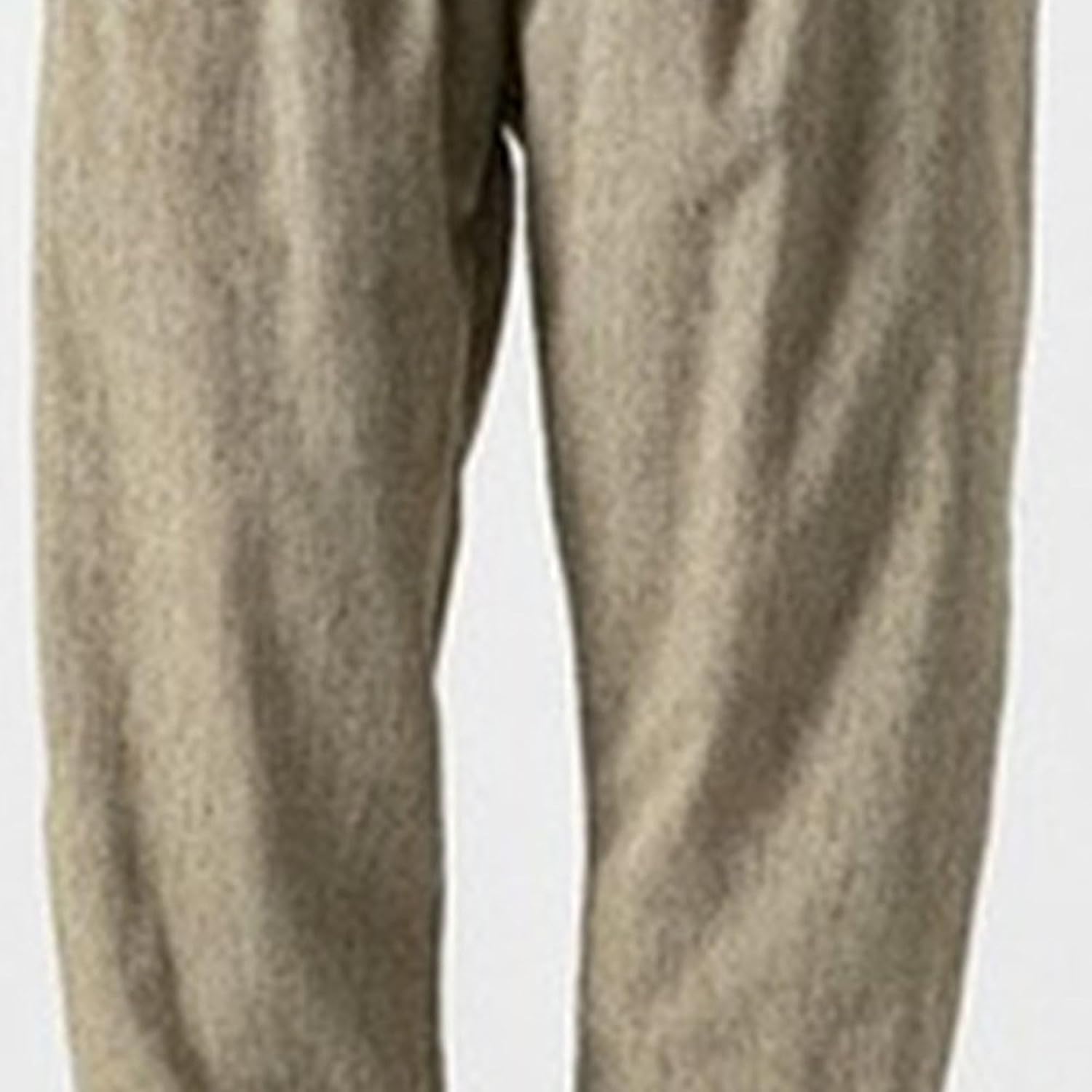 Maiyifu-GJ Men's Casual Cotton Linen Pants Lightweight Loose Yoga Jogger Pants Elastic Waist Drawstring Summer Trousers