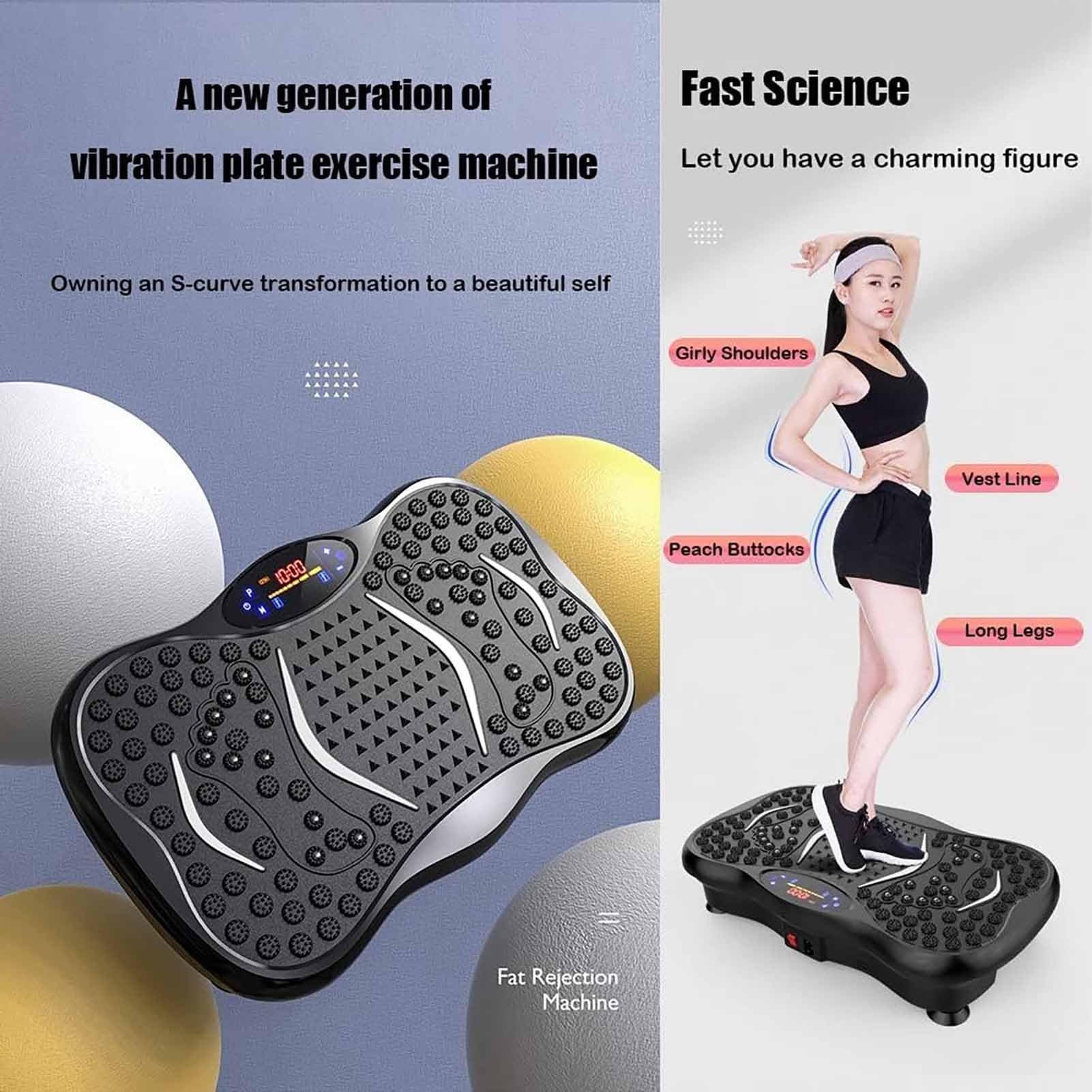 Macchina for Esercizi con Pedana Vibrante Telecomandata, Macchina for Il Drenaggio Linfatico, Macchina for Modellare e Dimagrire Il Corpo, Attrezzature Sportive e for Il Fitness