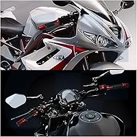 Vista 7 de Handlebar End Plugs for Yamaha XTZ125 XTZ 125 XTZ-125 2003-2016 2004 2005 2006 2007 2008 Motorcycle Handlebar Hand Grips Handle Bar End Cap Plugs