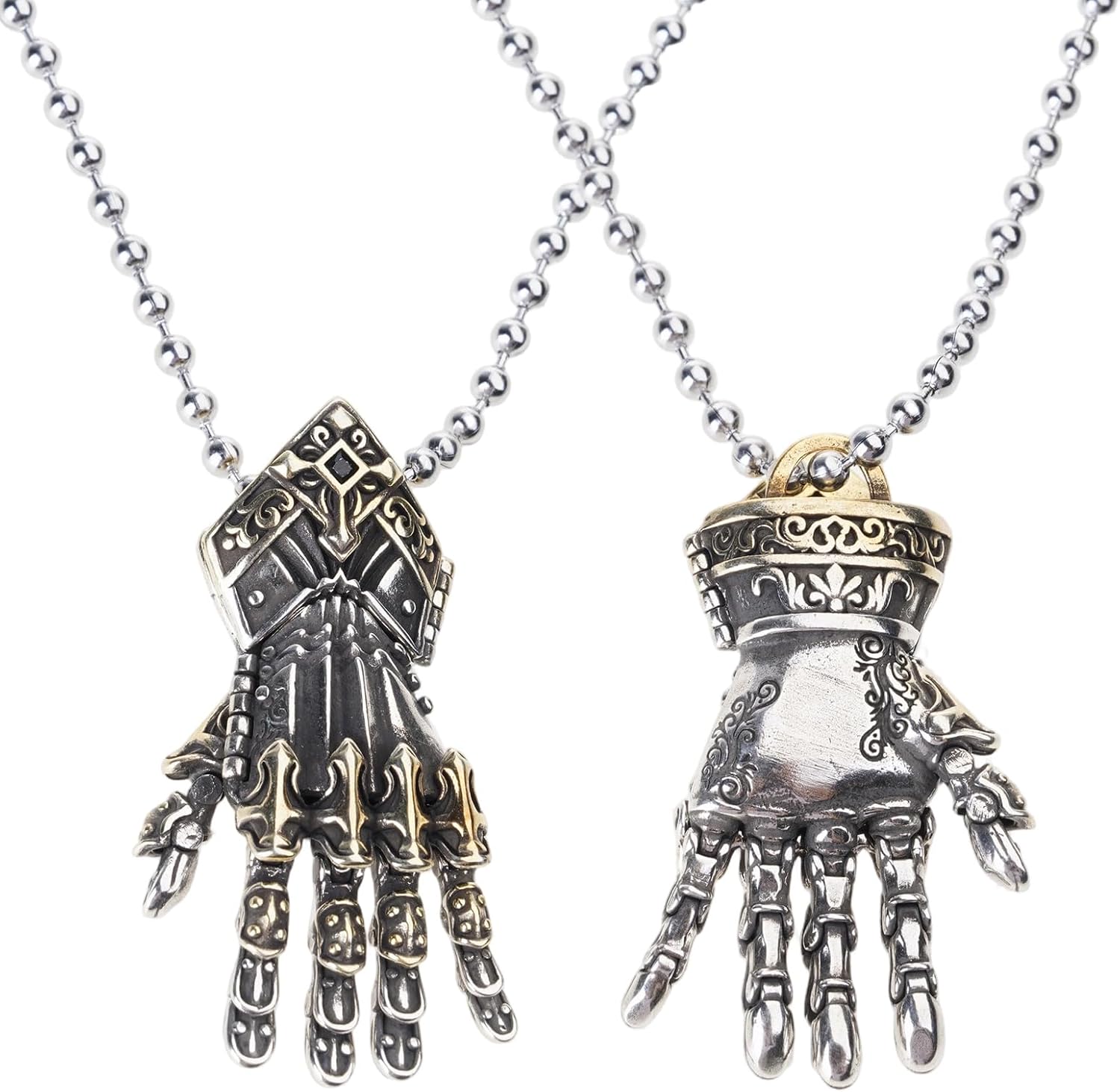 Mechanical Hand Pendant for Men Sturdy Copper Materials Statement Punk Ornament Delicate Jewelry Findings Punk Styles Copper Mechanical Hand Charm Statement Ornament