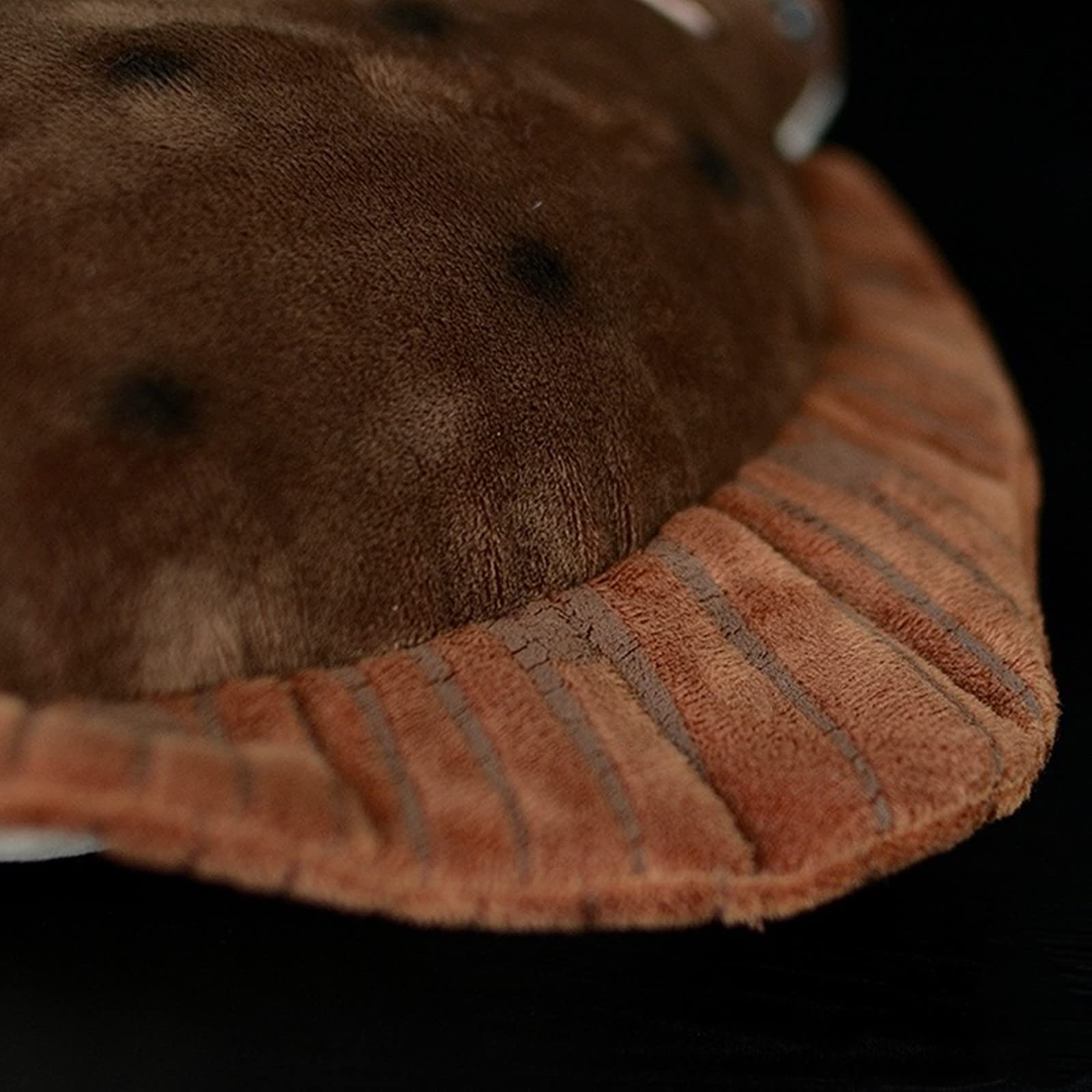 Halibut Plush Stuffed Animal – 16.9 Inch Realistic Flounder Toy, Dark Brown, Super Soft - View #8