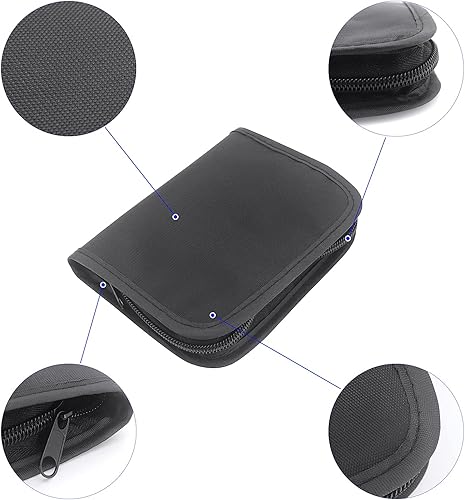 Miniatura 4 de Hooshion Kit de estuche organizador para diabéticos, kit de prueba de diabetes, bolsa de almacenamiento para medidor de glucosa en sangre, estuche