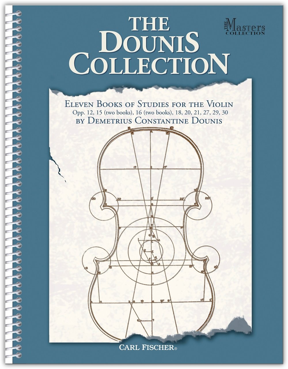 Carl Fischer Dounis-Collection Books of Studies for the Violin      Flexibound