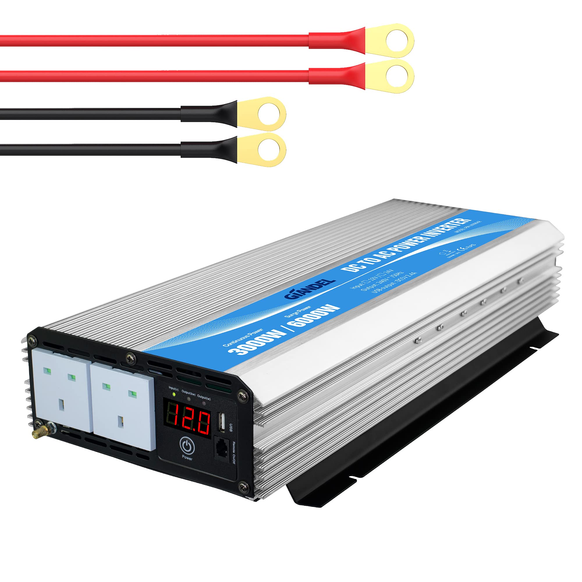 Buy GIANDEL 3000W Power Inverter 12V to 240V Modified Sine Wave