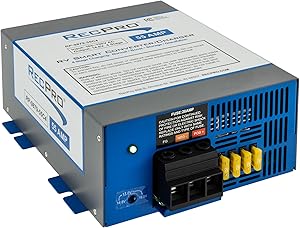 RecPro RV Converter 55 Amp | RV Power Converter & Battery Charger | 4 Stage Smart Charging | 120VAC to 12VDC | 13V to 16.5V Operating Range
