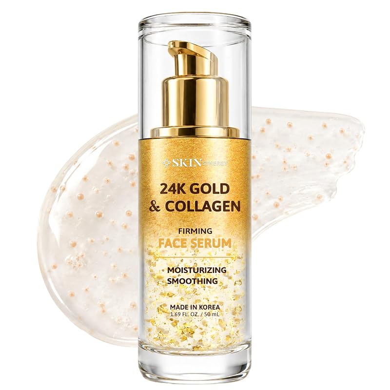 Sérum facial Skin Synergy com ouro 24K e colágeno, 50 mL