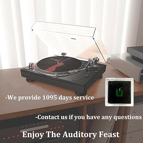 Miniatura 7 de Lápiz óptico de repuesto ATN95E, para tocadiscos Audio-Technica AT LP120, compatible con lápiz óptico Audio Technica AT95E, 3 años de garantía. No