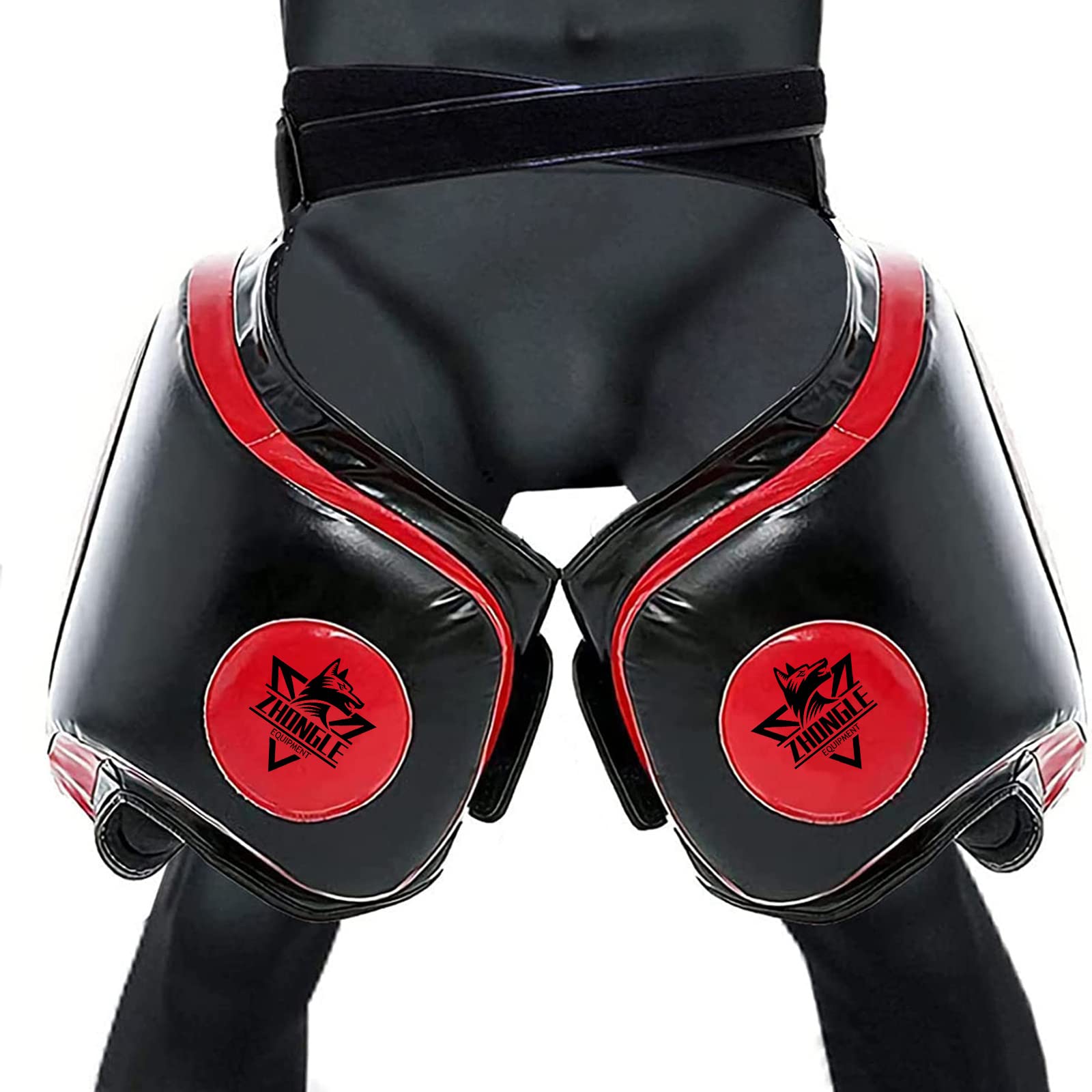 Muay Thai Oberschenkelpolster 10,2 cm Kick-Pads Beinpolster UFC