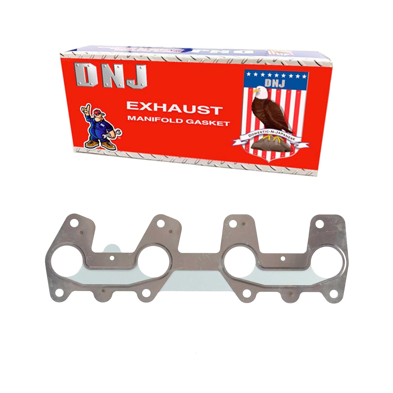 DNJ EG330A Exhaust Manifold Gasket Set for 2000-2003 Chevrolet GMC S10 Sonoma 2.2L L4 8V OHV 2190cc