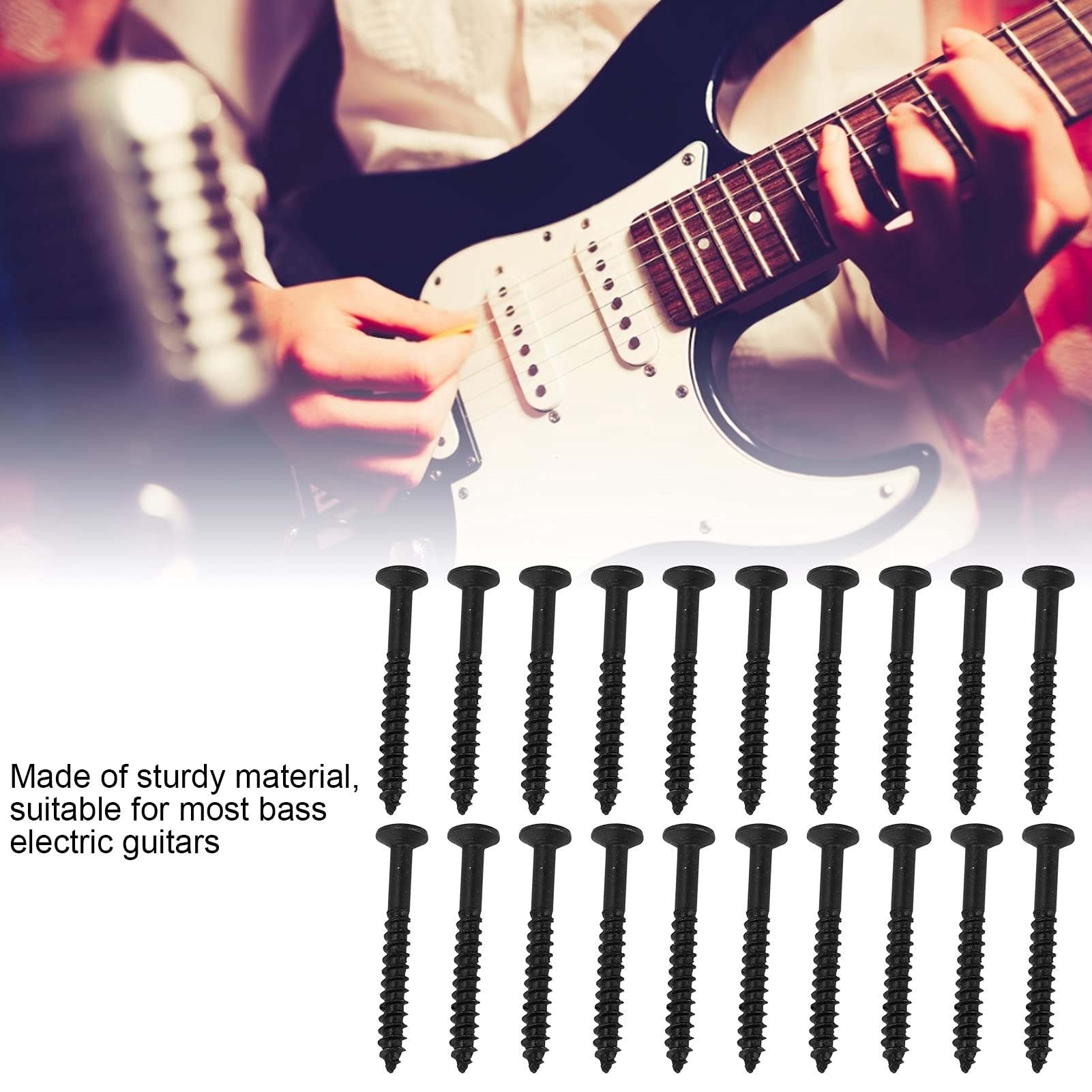 Tergicristalli Ford Fiesta Set Di 4 Viti Per Collo Chitarra Fender, Acciaio Inox Lucidato, Per Stratocaster E Telecaster Basso Fender - Foto 10