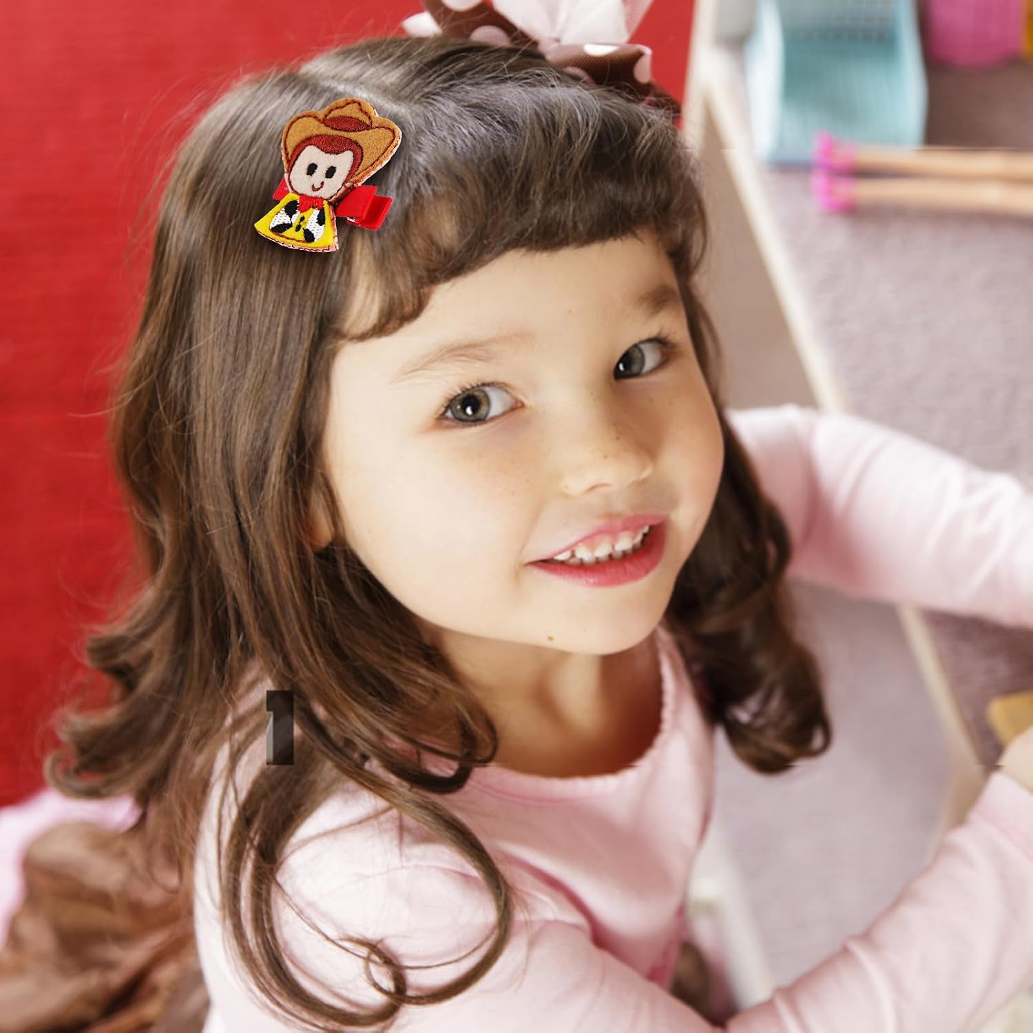 4PCS Hair Clips Cartoon Costume Accessories Party Gifts image 5