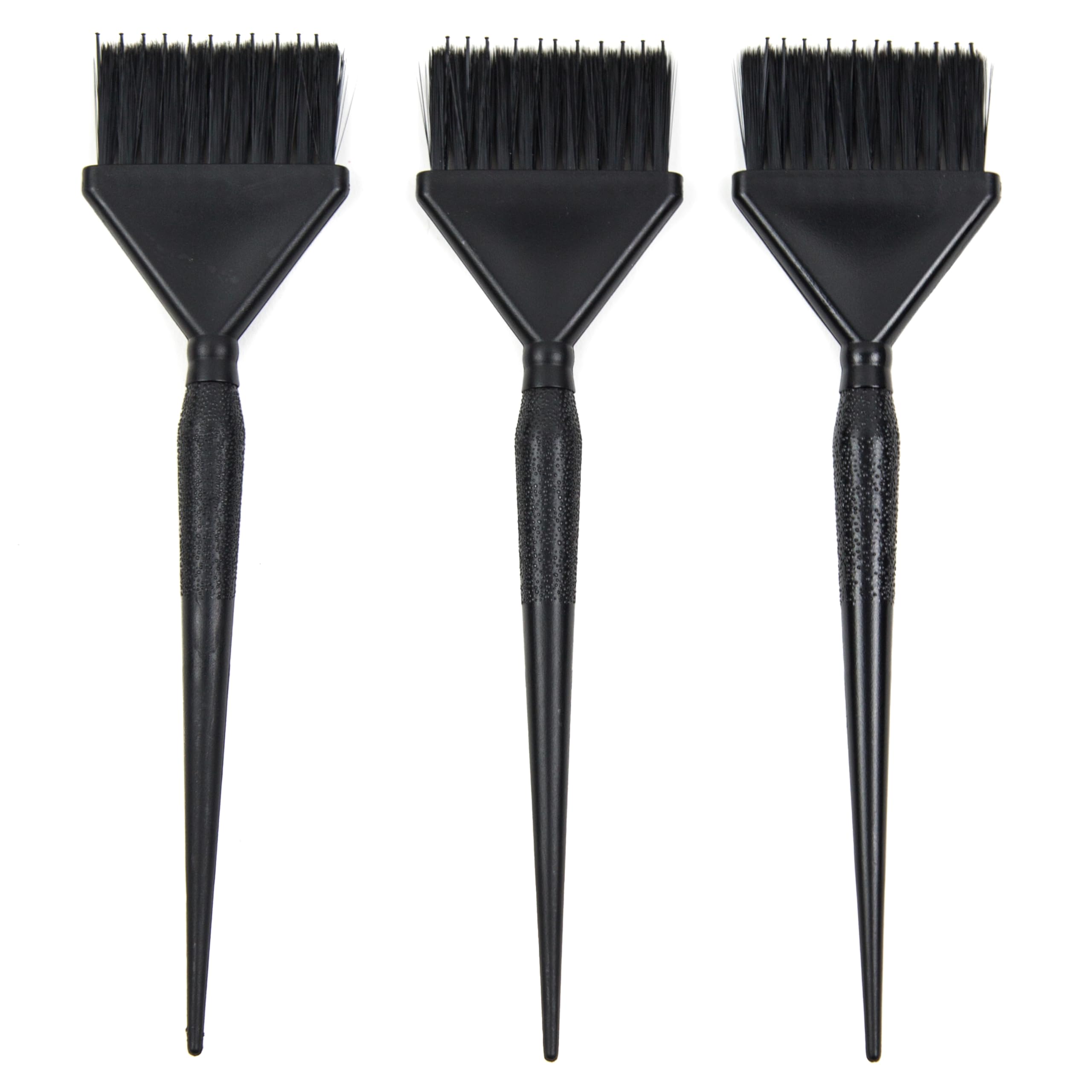 Classic Hair Color Brushes with Built-In Comb - 3 Tint Applicators for Salon Hair Coloring
