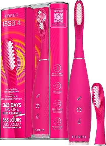 ISSA 4 Brosse à dent électrique sonique 4-en-1 rechargeabl FOREO