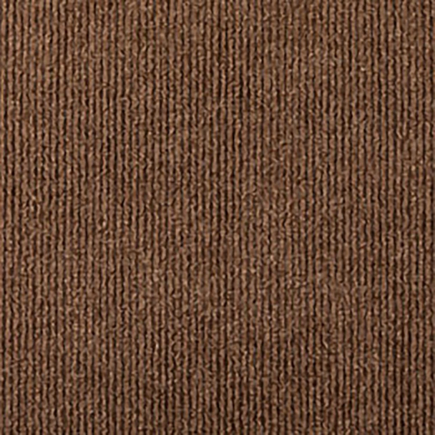 Dalles de moquette autocollantes pour la maison, 50 x 50 cm, carrées, faciles à découper, à installer et à nettoyer, antidérapantes, pour le bureau et la maison, 12 pièces (marron), 50 x 50 cm