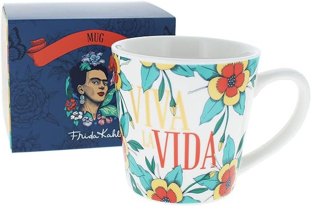 Frida Kahlo Mug | Coffee Mugs | Tea Cup | Gift Boxed Mug | Reusable Cup Gift and Stationery  Christmas & Birthday Gifts for Women and Men