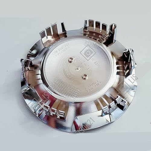 Miniatura 3 de 4 tapas centrales para rueda Chevy Silverado Tahoe Suburban Avalanche 2007-2013 plata (4 piezas plateado brillante)