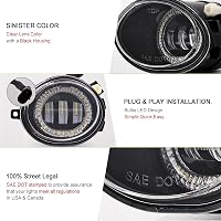 TOPTHAN LED Ködlámpa BMW E46 3-as Sorozathoz (320i 323i 325i 325xi 330i 330xi M3) - Sport Csomagos Modellekhez - Vízmentes Első Ködlámpa Sze 4