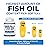 Arazo Nutrition Wild Caught Omega 3 Fish Oil - 90 Soft Gels - 4,080mg High EPA 1200mg DHA 900mg Lemon Flavor Burpless Softgels