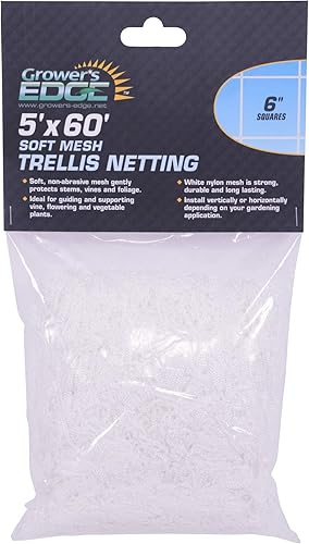 Miniatura 8 de Borde del Cultivador Malla Suave Enrejado Netting 5 x 15 pies