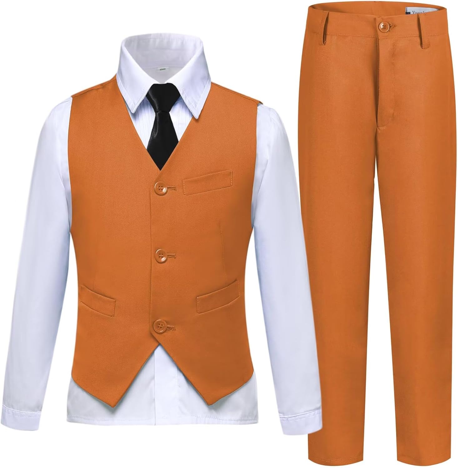Boys Suit Kids Suits Tuxedo for Boys Toddler Vest Pants Set Ring Bearer Outfit Dress Clothes