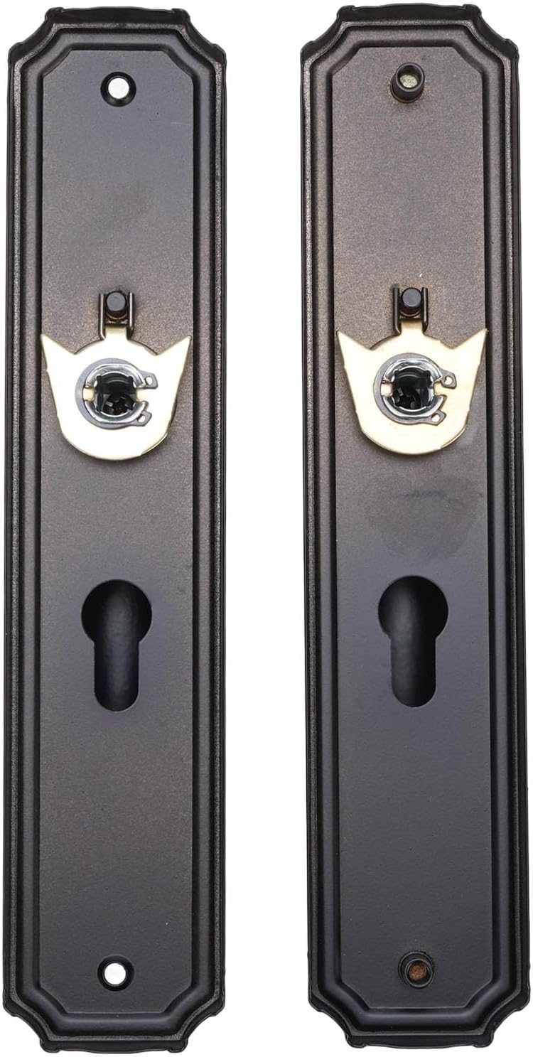 Hilitand Keyed Entry Door Lock Set, Smooth Handles, Large Knob, Silent Bearings, Entry Door Handle Lock Set for Home Office Hotel