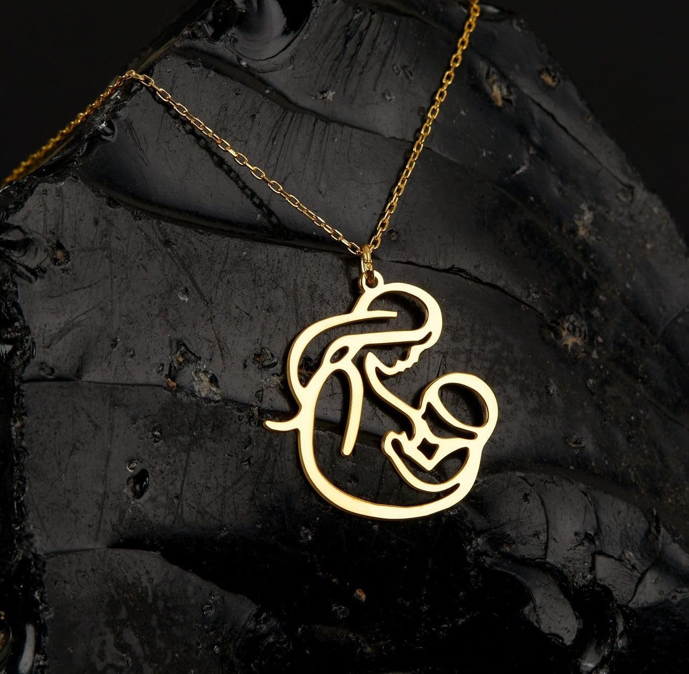 Générique Collier personnalisable en argent sterling, moderne raffiné