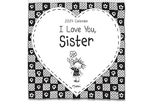 Discover a Journey of Self-Love with the Empowering 2024 'I Love You, Sister' Wall Calendar