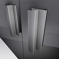 Vista 7 de HRX - Manija de puerta autoadhesiva para puerta, fácil de instalar, sin tornillos, despegar y pegar en vidrio, madera, metal, plástico, perilla