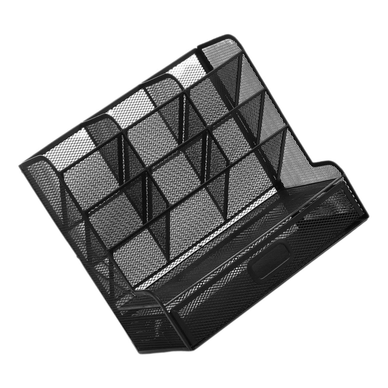 Operitacx Organizer per Articoli Artistici in Metallo Rete Portapenne da Scrivania per Penne Matite Forbici Contenitore Portaoggetti Organizer per Matite da Ufficio