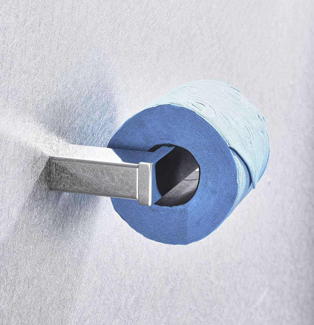 Heavy-Duty Chrome Bathroom Accessories - Robe Hook, Towel Rail, Towel Rack, Tissue Paper(3 Piese Bahtroom Set)