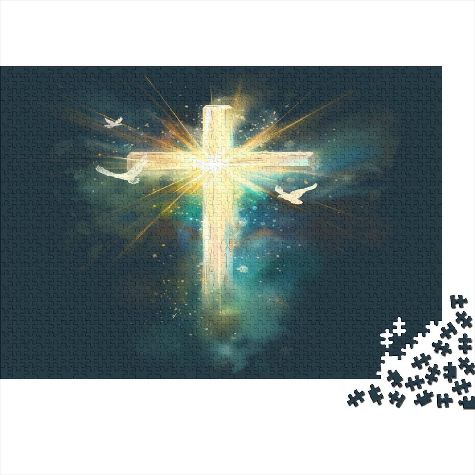 Cross Puzzles 1000 elementów, Puzzle dla dorosłych, puzzle - wysokiej jakości nadruk 1000 sztuk (75 x 50 cm)