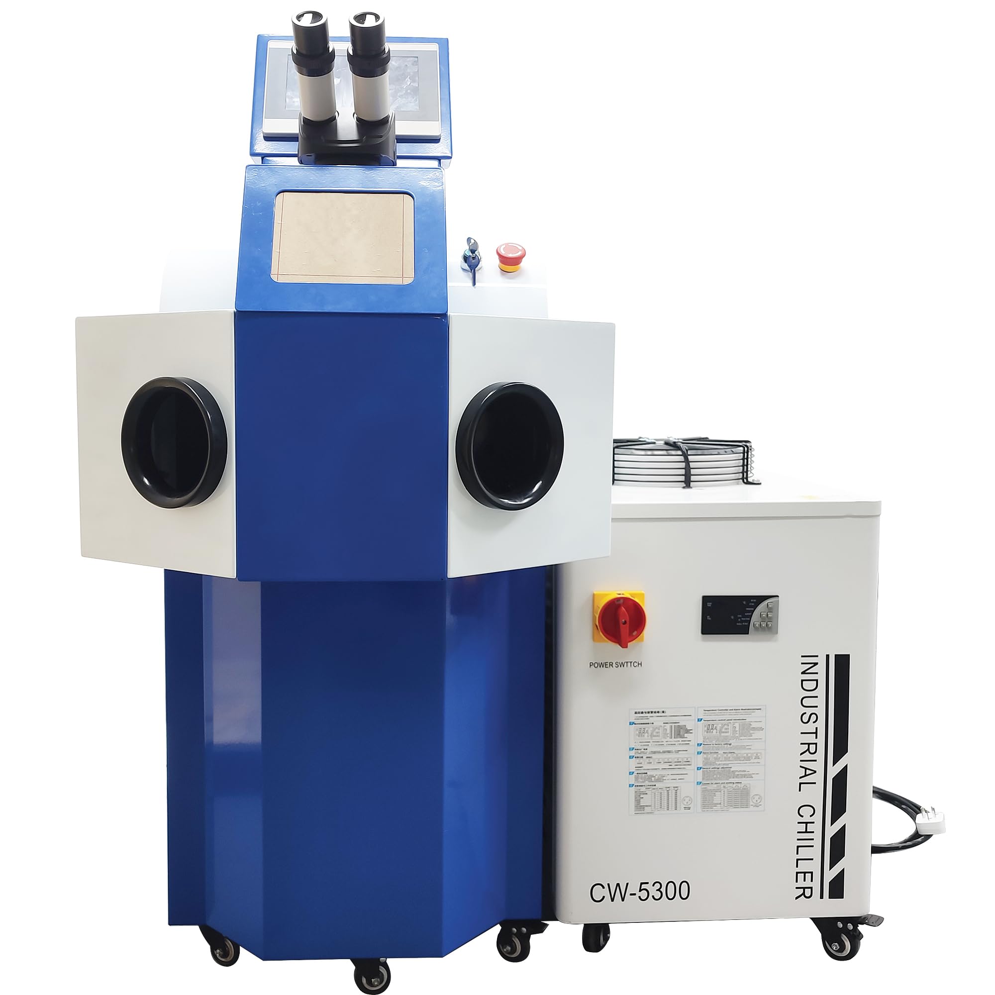 HQHAOTWU Jewelry Welding Machine 200W Jewelry Spot Welder Intelligent Control Jewelry Welder Jewelry Soldering Machine Jewelry Welding Repair Equipment for Jewelry Watch Hairspring etc 220V