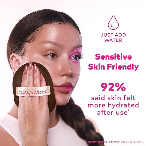 Miniatura 52 de Juego de 7 días, borra todo el maquillaje con solo agua, incluyendo rímel impermeable, delineador, base, lápiz labial, protector solar y más, 7