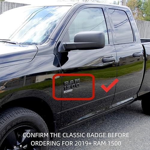 Miniatura 8 de Mamoru Funda enrollable suave para caja de camioneta de 5 pies y 7 pulgadas, compatible con Dodge Ram 1500 2009-2018  Ram 1500 Classic 2019-2023