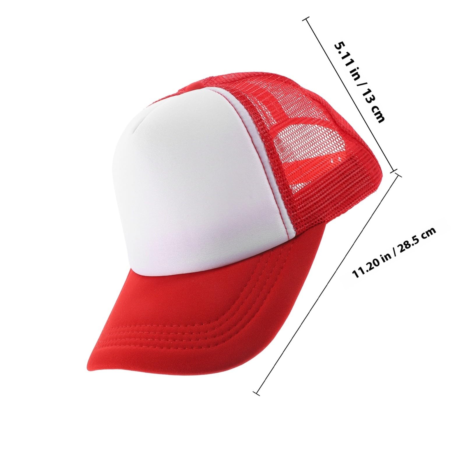 VALICLUD Lot de 10 Casquettes de Baseball pour Sublimation en Filet