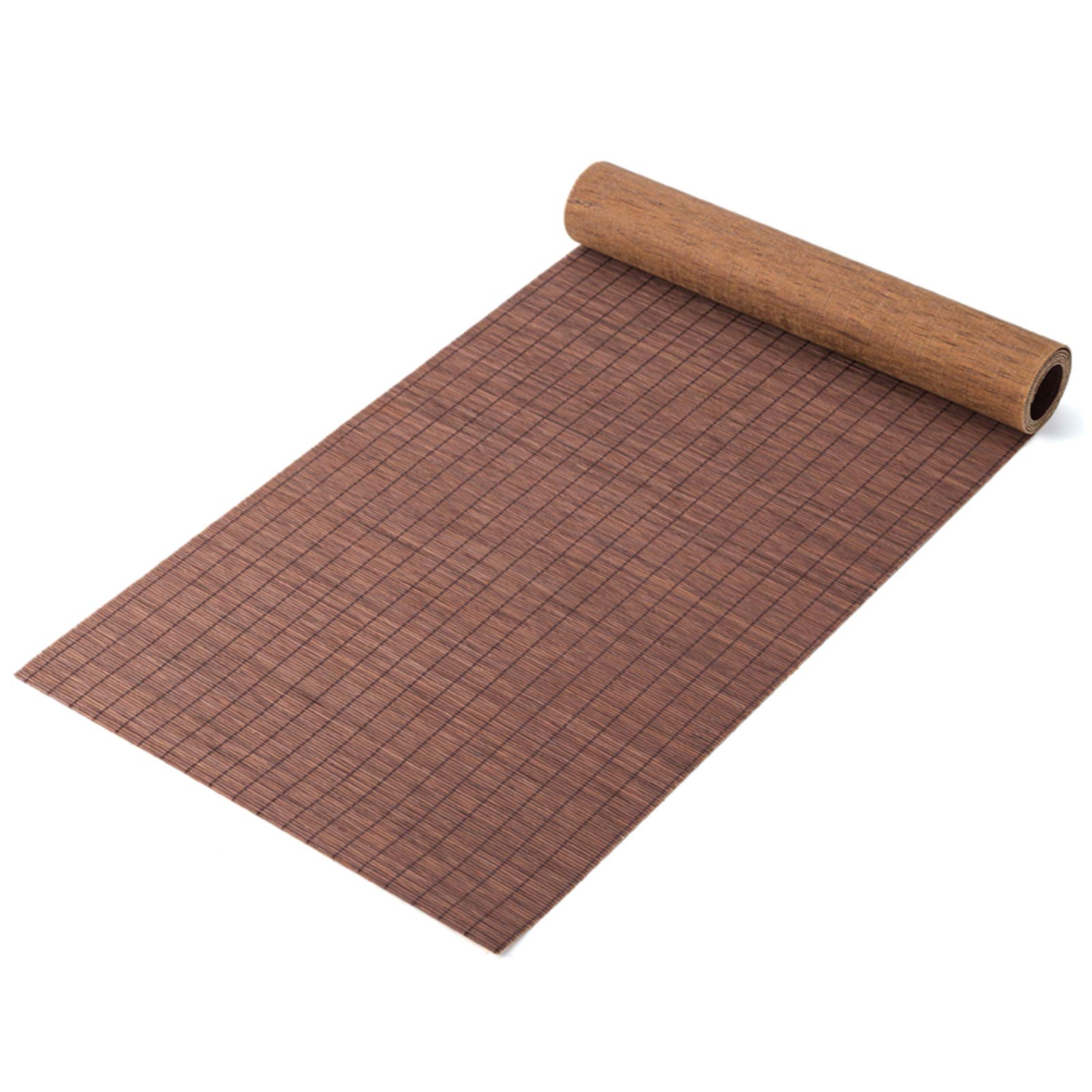 MMQGQ Simple Bamboo Table Runner，Brown Non-Slip/Heat-Resistant/Washable Placemats For Party Long Dining Table Mat，Japanese Style(Size:30×60cm)