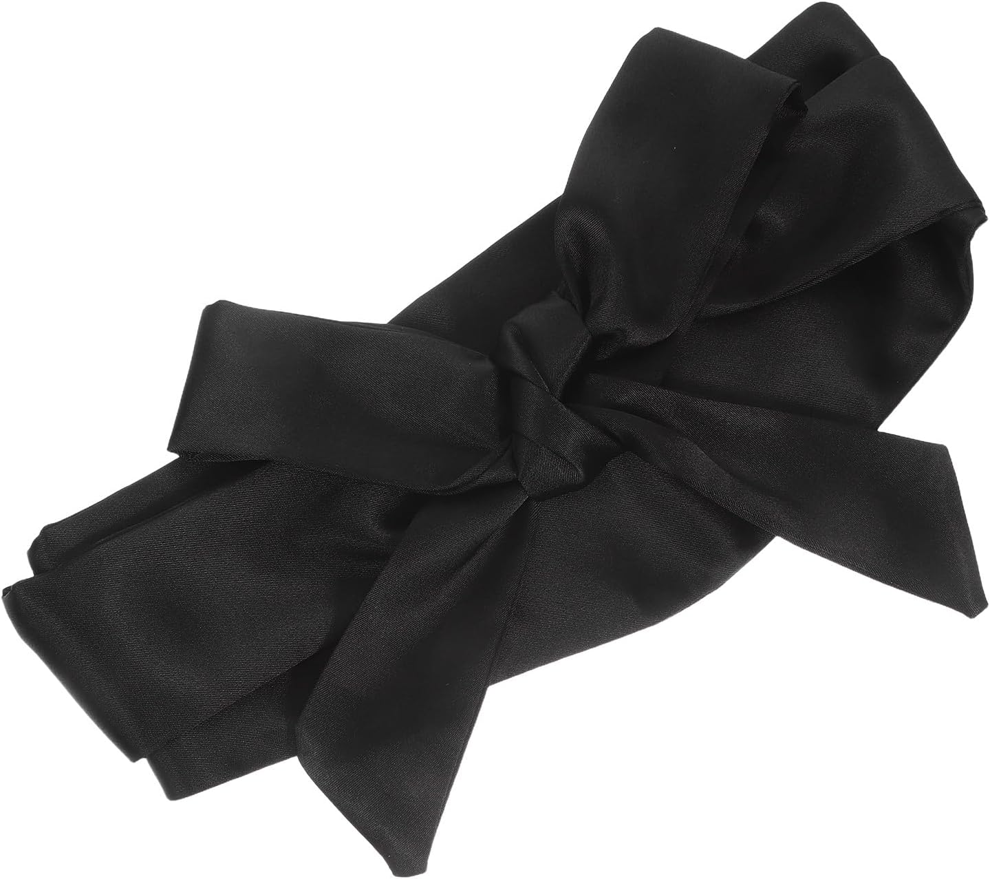 Black Fabric Waist Belt with Bow, Dress Sash for Women, Bridal Ribbon Belt for Wedding and Evening Dresses, Waist Sash Accessory for Formal Occasions