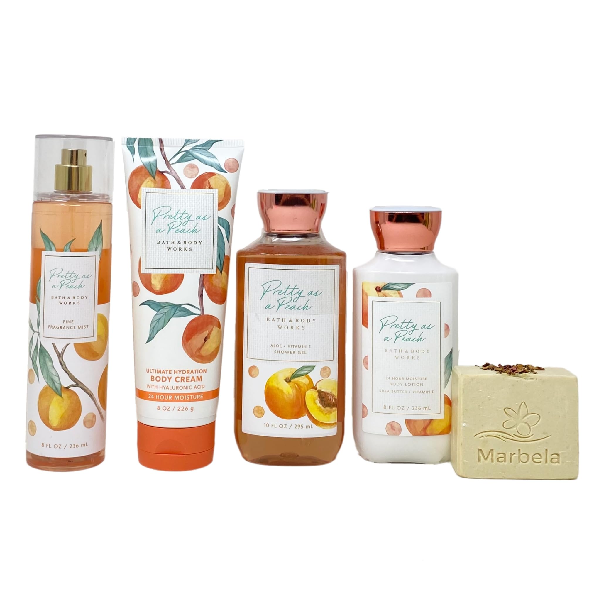 Amazon.com: Bath & Body Works Pretty As A Peach Deluxe Set