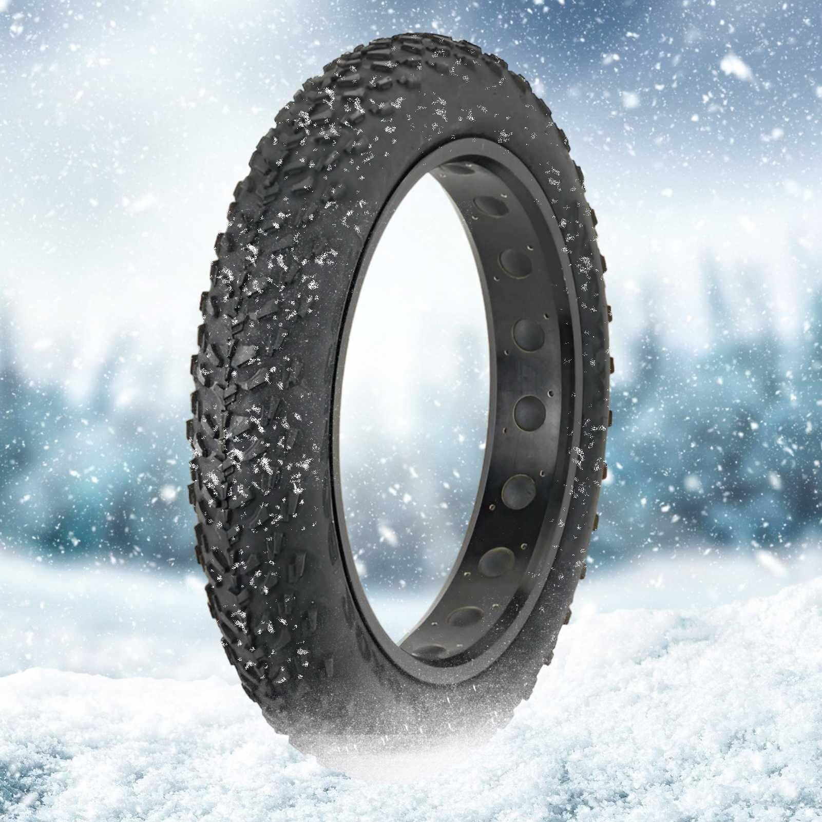 20x4.0 Fatbike Reifen für Schnee| 35 PSI Elektroschlitten & MTB Fahrrad Rad