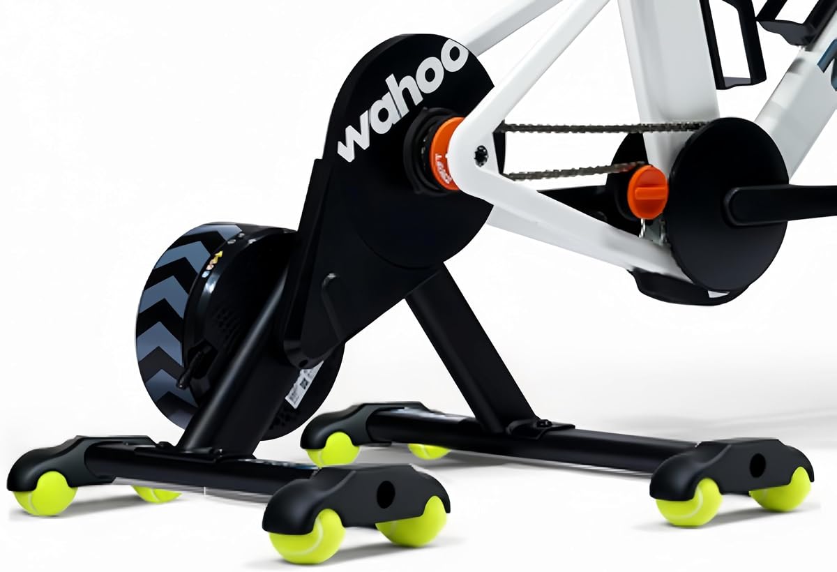 Paquete de 4 pies basculantes y kit de 8 pelotas de tenis para Wahoo KICKR CORE 2: estabiliza, silencia y mejora tu experiencia de ciclismo en interiores