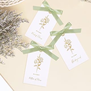 11 Pcs Bridesmaid Proposal Card with Ribbon Bow, 8 Will You Be My Bridesmaid Card, 2 Maid of Honor Proposal, 1 Matron of Honor, Metallic Foil Invitations for Wedding Gifts (Sage Green)