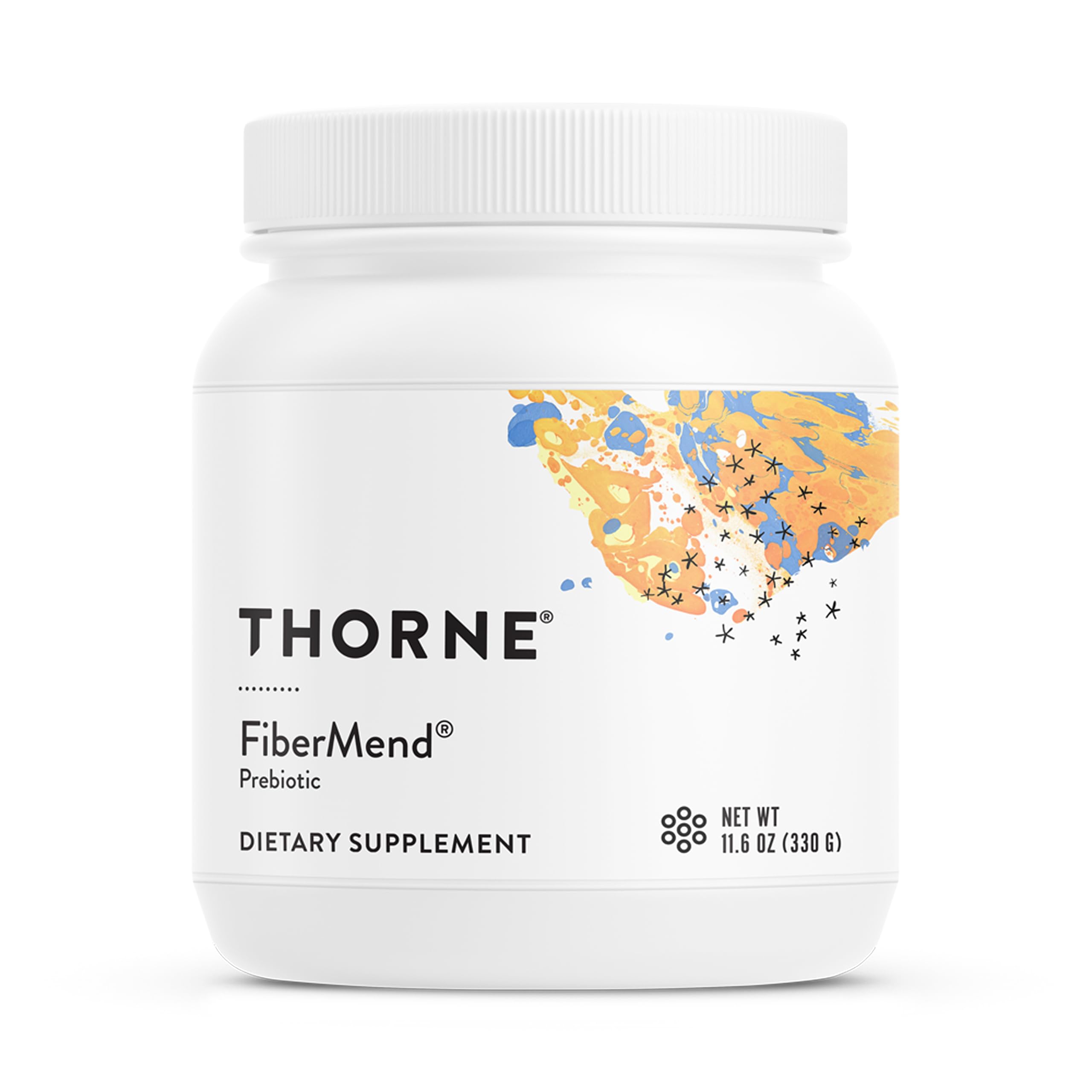 THORNEFiberMend - Prebiotic Fiber Powder to Help Maintain Regularity and Balanced GI Flora - 330 grams