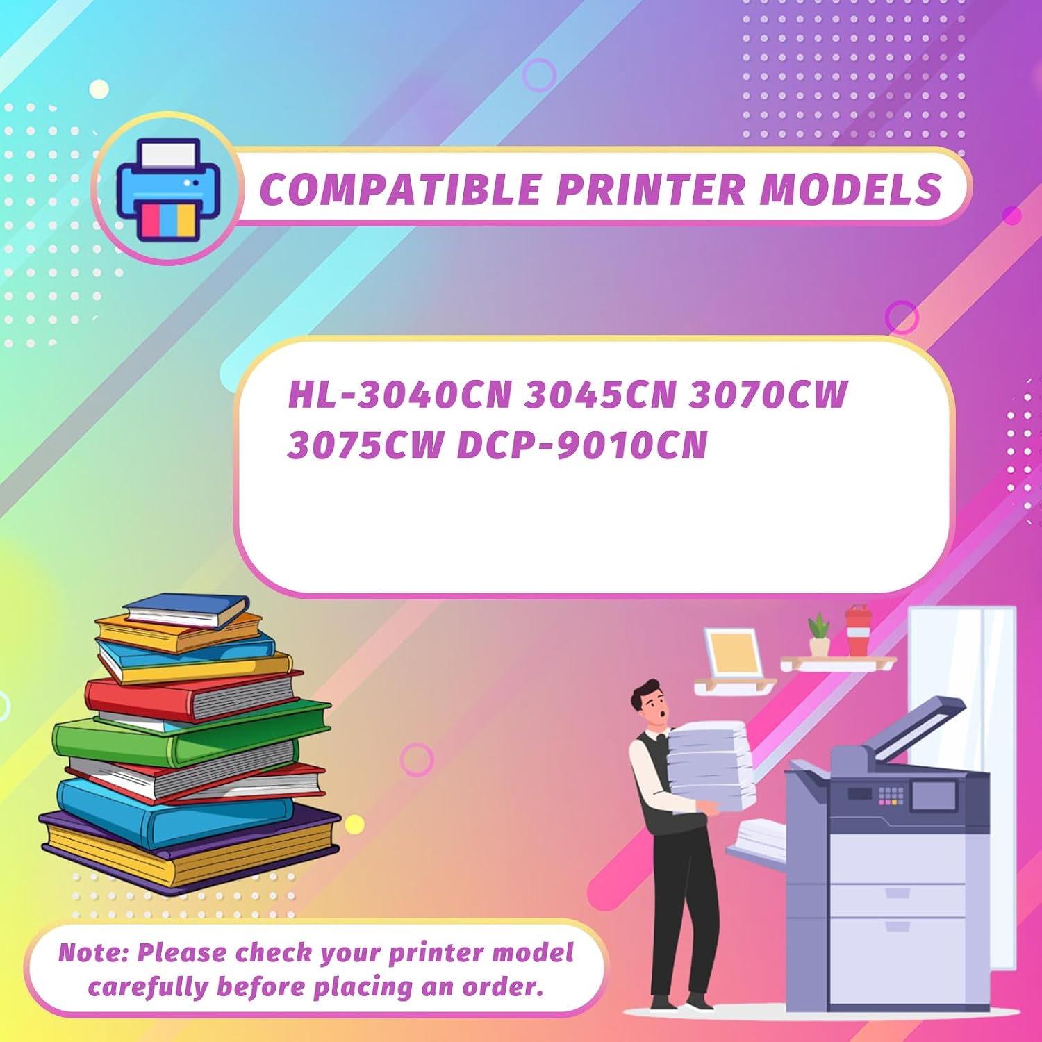 Compatible with Brother BU200CL Transfer Belt Unit Work for Brother HL-3040CN 3045CN 3070CW 3075CW DCP-9010CN Printers, High Yield 30000 Pages, Professional Printing with Chip (1 Set)