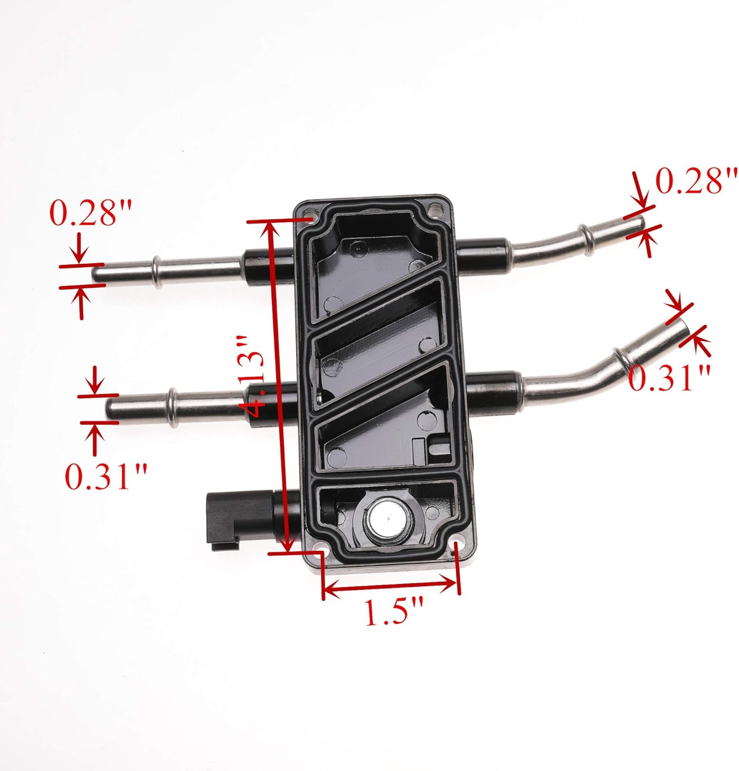 iFJF 6C3Z-9B249-A HFCM Fuel Manifold Replacement for 6.0L V8 F250 F350 F450 F550 Super Duty 2003-2007 Excursion 2003-2005 Powerstroke Fuel Recirculat Module with Water